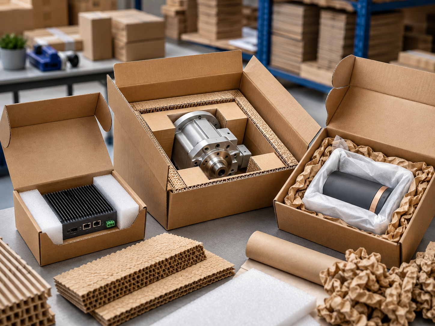 Products protected with professional packaging solutions